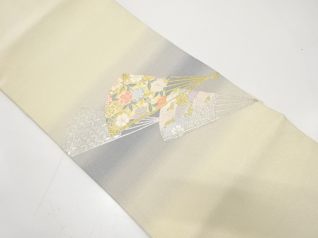 JAPANESE NAGOYA OBI / WOVEN WEEPING SAKURA